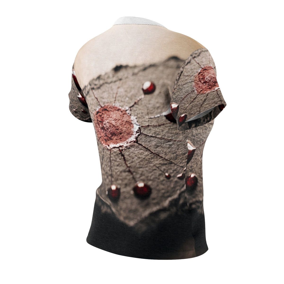 Women's Cut & Sew Tee - Crimson Relic | Echovira Gallery