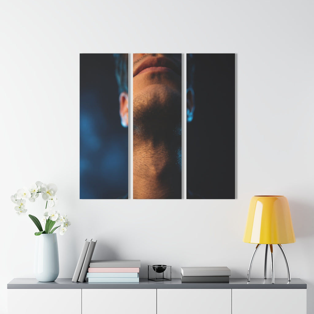 Acrylic Prints Triptych - Cyberpunk Flow — Portrait