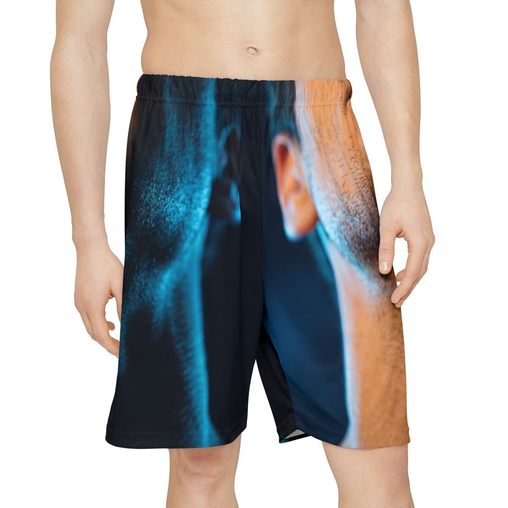 Men's Sports Shorts - Neon Pulse Edge