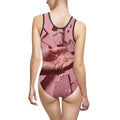 Women's One-Piece Swimsuit with Abstract Art