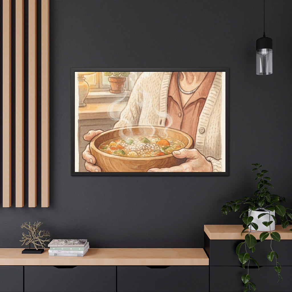 Framed Poster - Warmth for the Soul — Landscape (10×8, 12×8...
