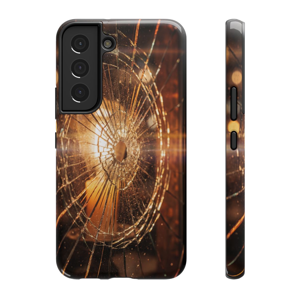 Impact-Resistant Case - Moody Fractured Glass