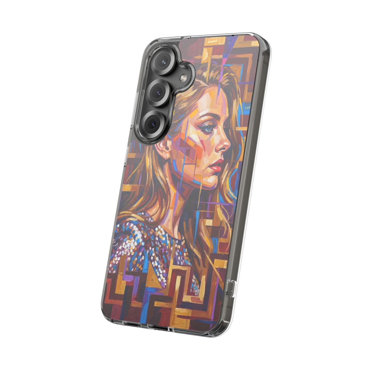 Clear Impact-Resistant Case - Shattered Elegance | Echovira...