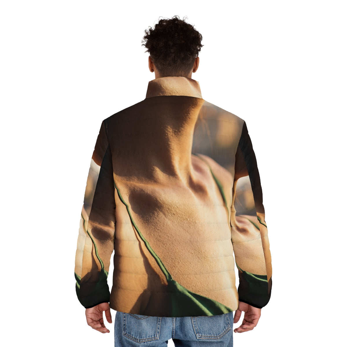 Men's Puffer Jacket - Sunlit Winter Armor