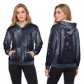 Unisex Zip Hoodie - Cosmic Sentinel Orion Constellation Art...