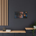 Framed Matte Canvas - Mystic Eye — Espresso / 1.25"