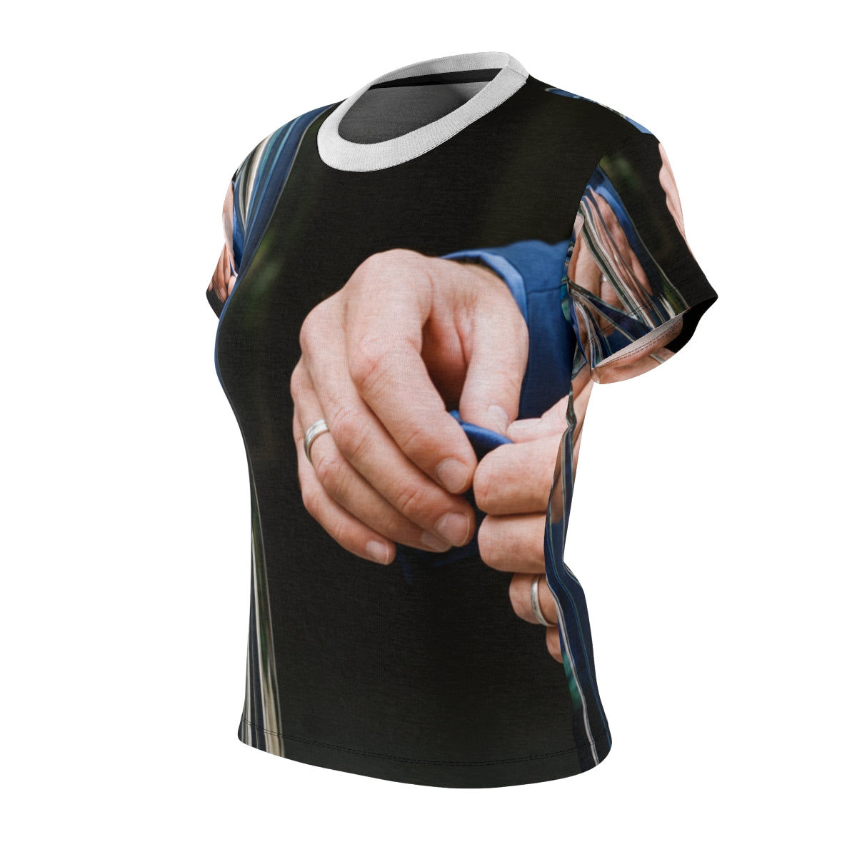 Women's Cut & Sew Tee Cobalt Suiting Art