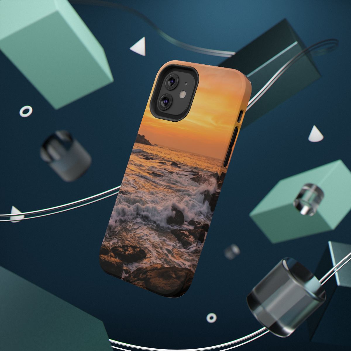 Impact-Resistant Cases - Phone Case - Sunrise Coastal Art— sizes part 1/2