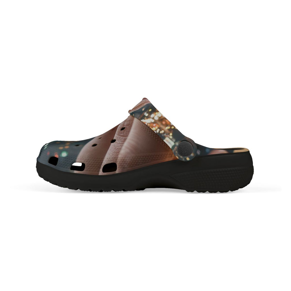 Kids' Clogs with Futuristic City Lights