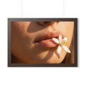 Framed Horizontal Poster - Golden Flora Panorama — Walnut......