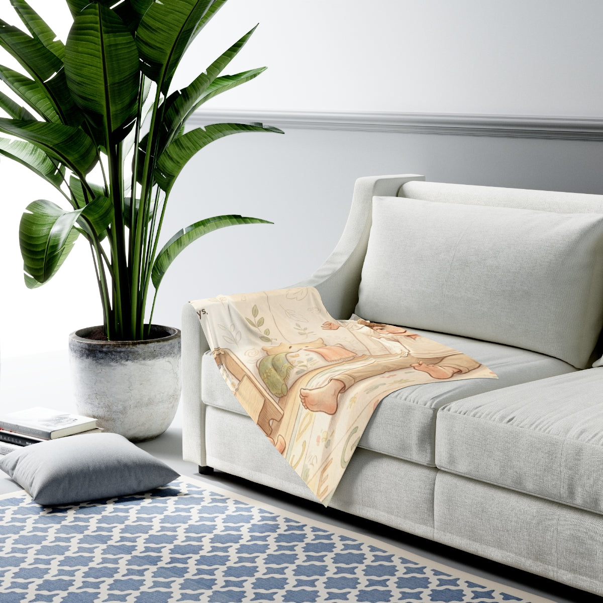 Baby Swaddle Blanket - Morning Cocoon | Echovira Gallery
