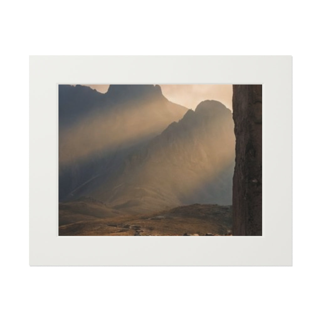 Fine Art Prints - Mystic Monolith Ancient Persian Mountain...