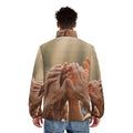 Men's Puffer Jacket - Golden Rays of Unity Wall Art |...