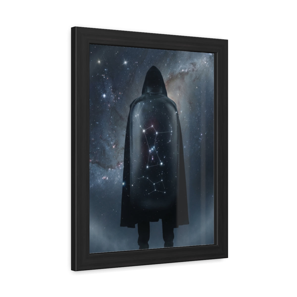 Framed Posters - Cosmic Sentinel Orion Constellation Art —...