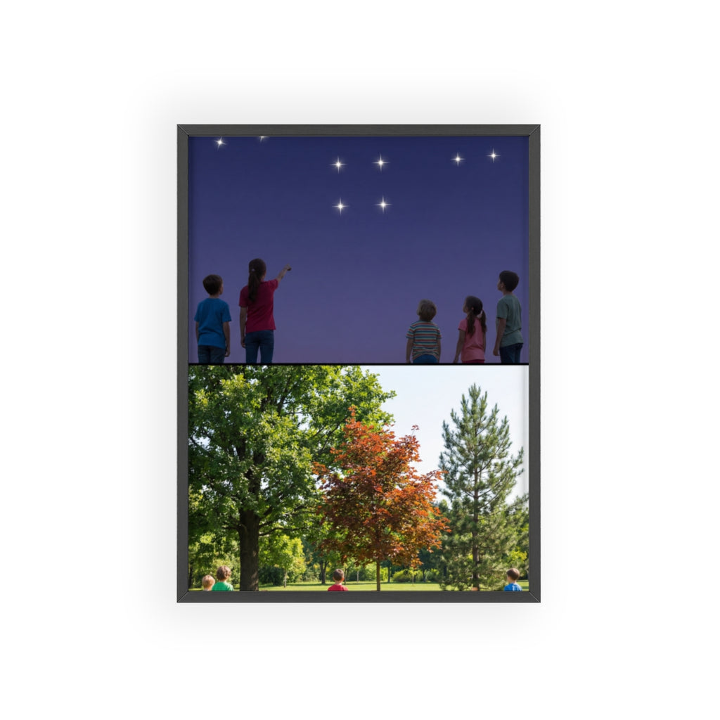 Wooden Framed Poster - Wonder — Portrait
