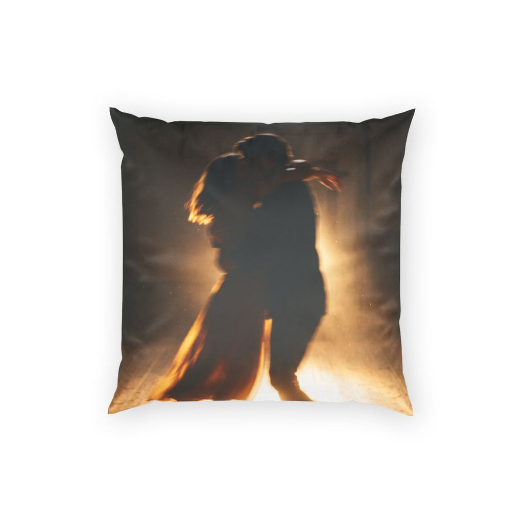 Poly Velvet Pillow - Golden Waltz Luxury | Echovira Gallery