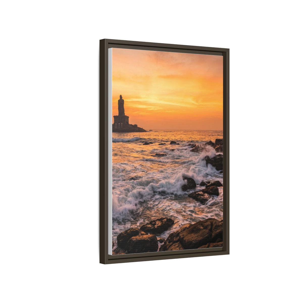 Framed Matte Canvas - Majestic Golden Coast