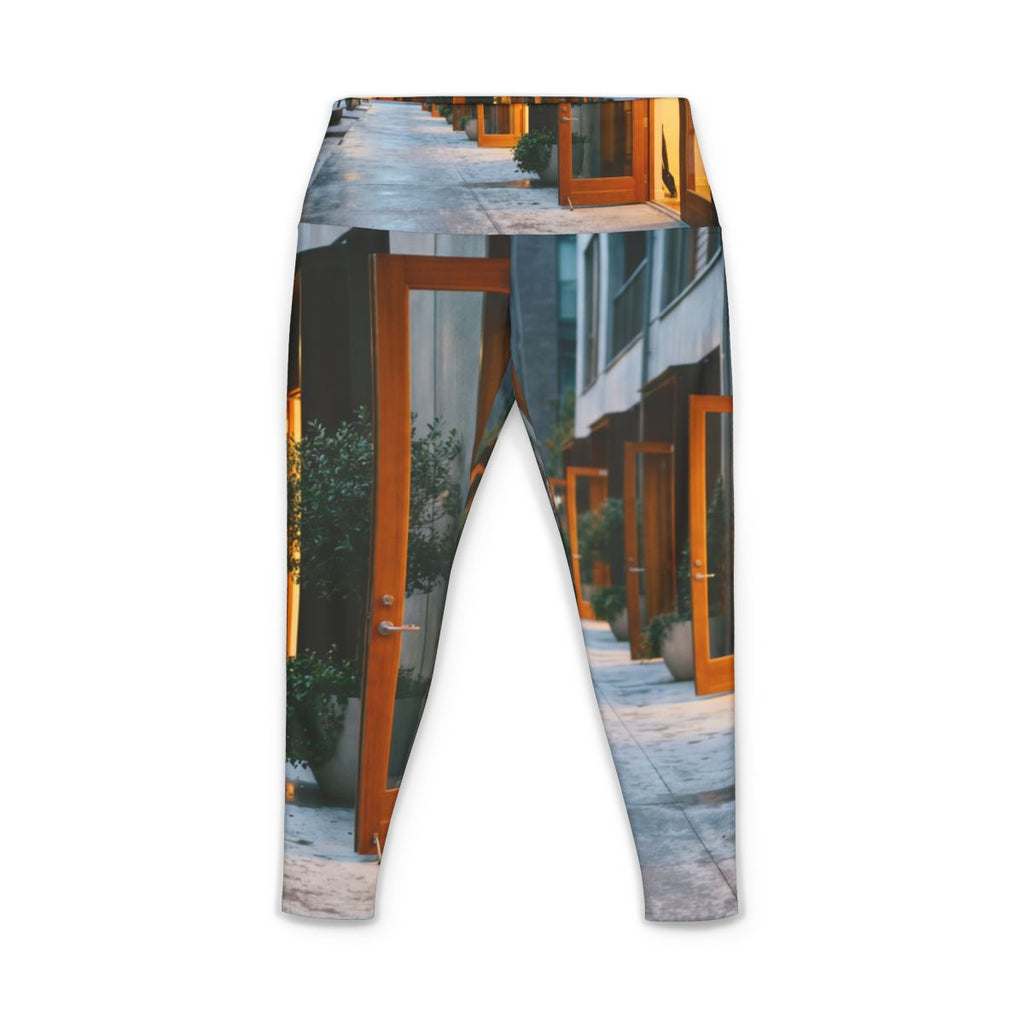 Women's Yoga Pants - Twilight Promenade Calm | Echovira...