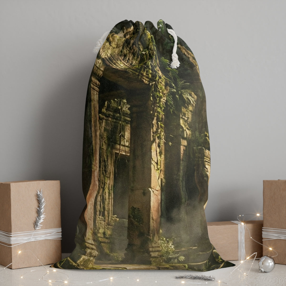 Sack - Ancient Sanctuary Drawstring | Echovira Gallery