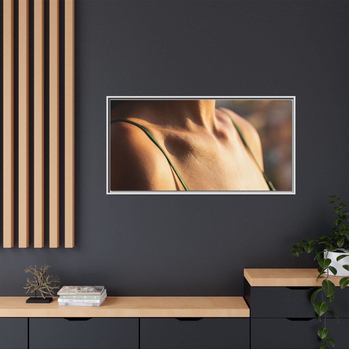 Framed Matte Canvas - Sunlit Muse