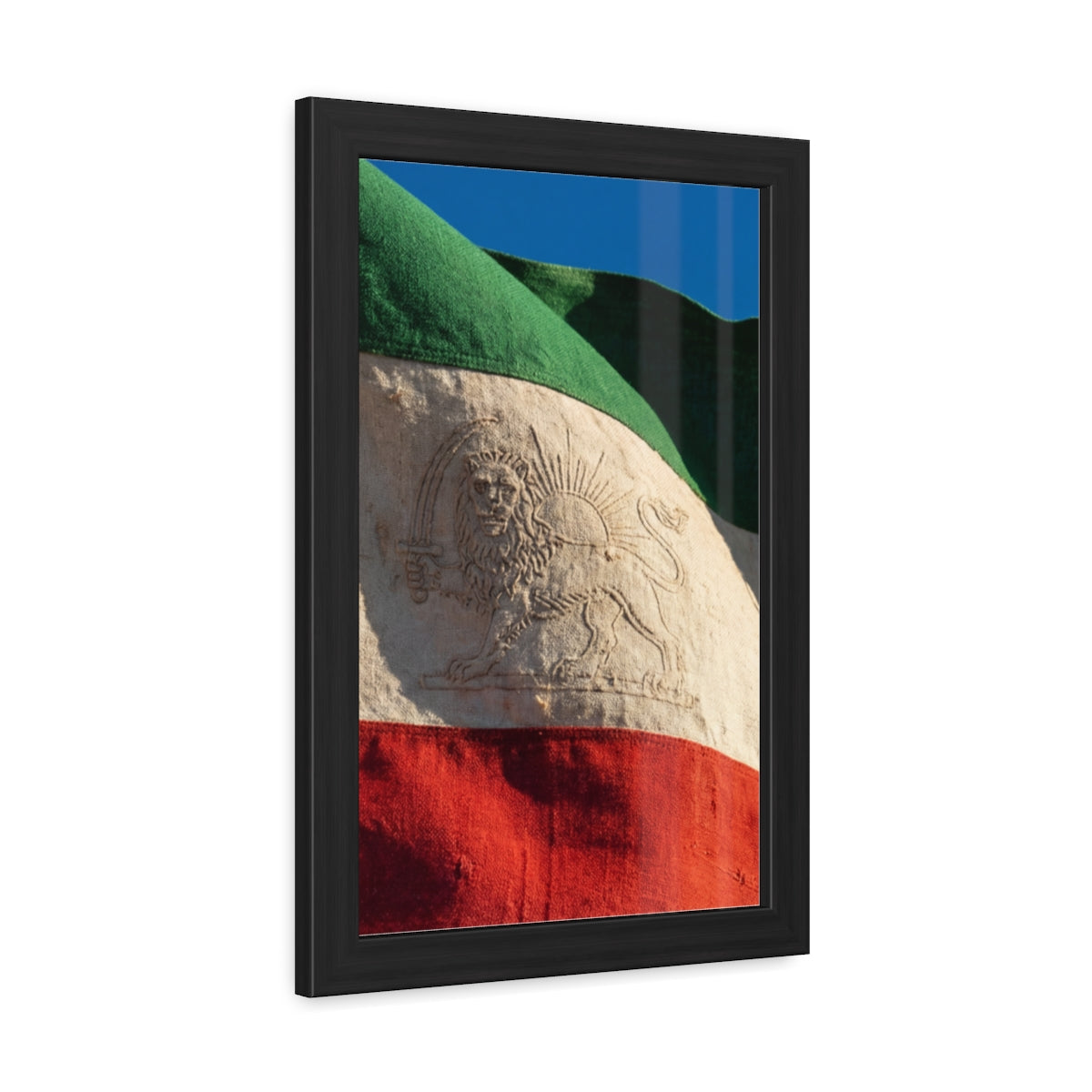 Framed Wall Art - Heritage Flag — Portrait