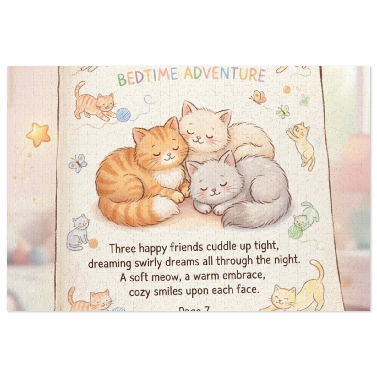 Jigsaw Puzzle with Tin - Sleepy Cats Tale (30, 110, 252... |...