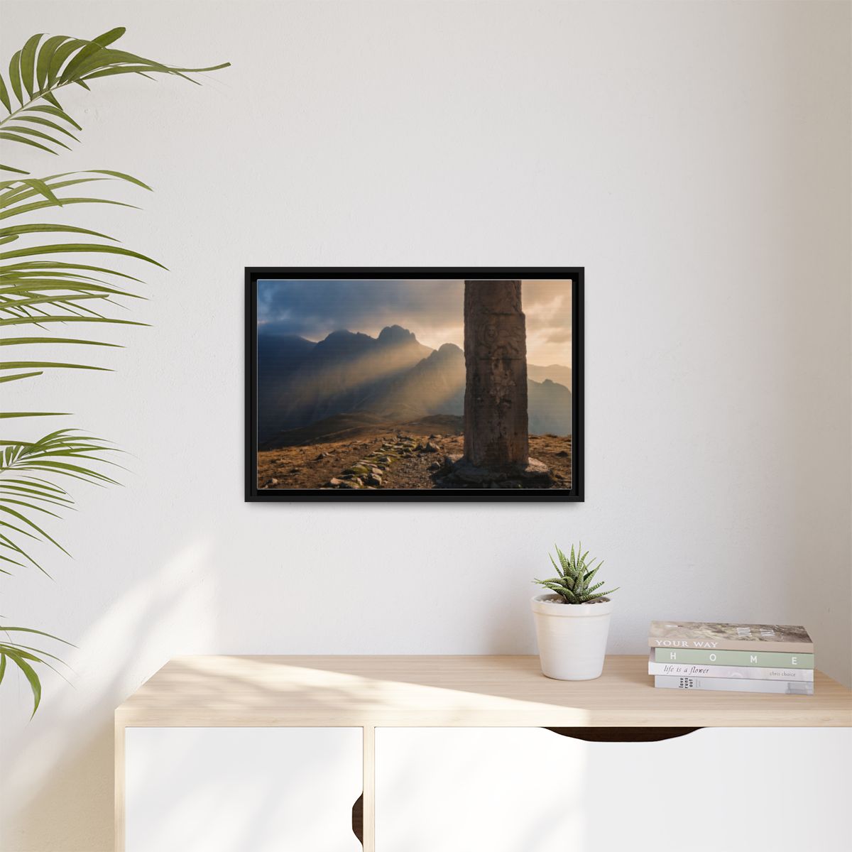Matte Canvas, Framed - Mystic Monolith Ancient Persian... |...