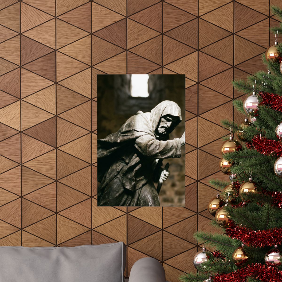Matte Vertical Poster - Mystic Pilgrim (8×10 & 36×54) |...