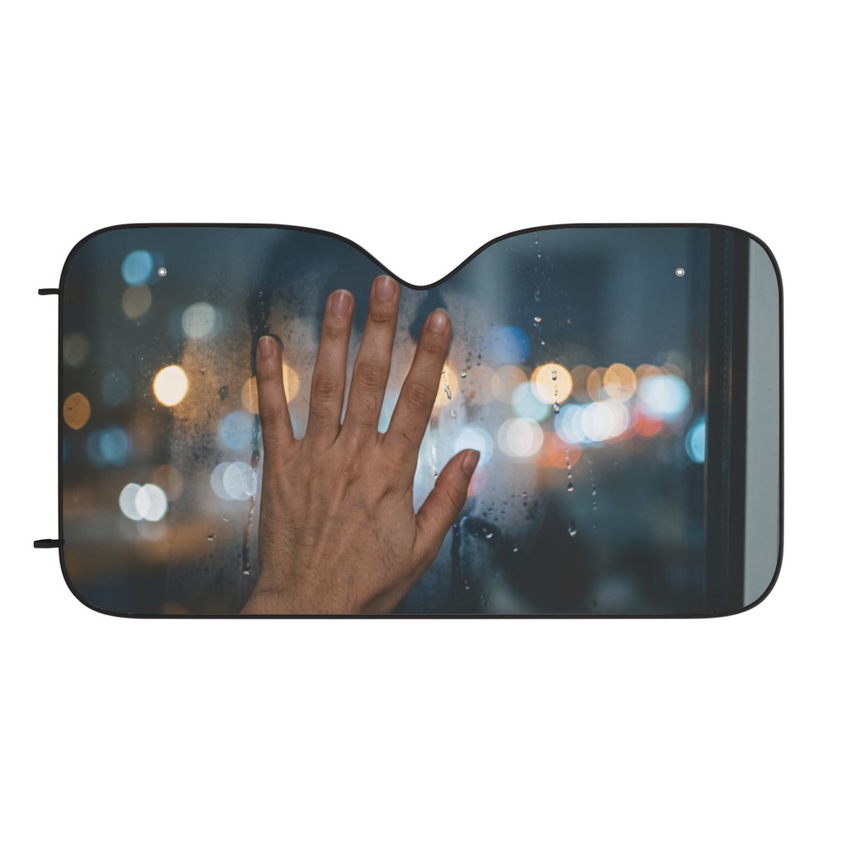 Rainy City Window Car Sun Shades