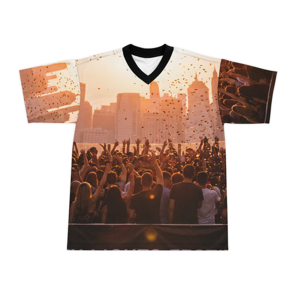 Unisex Football Jersey - City Lights | Echovira Gallery