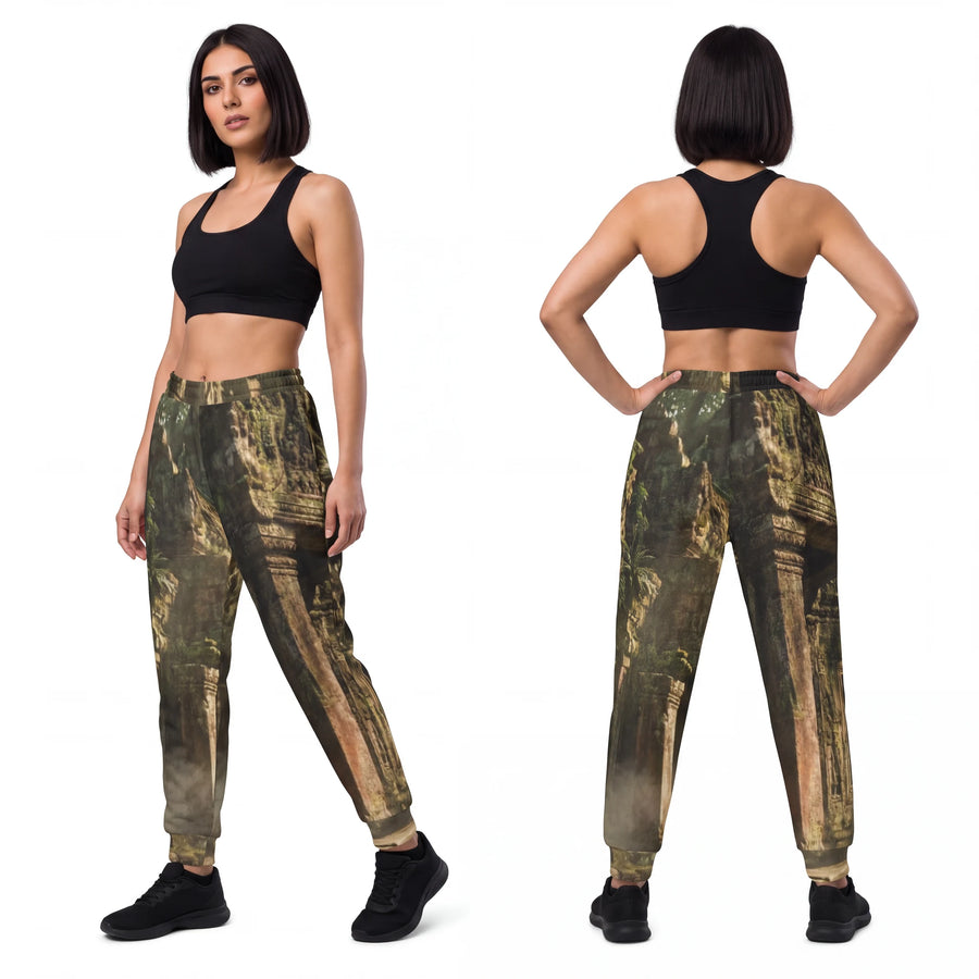 Athletic Joggers - Overgrown Temple Path