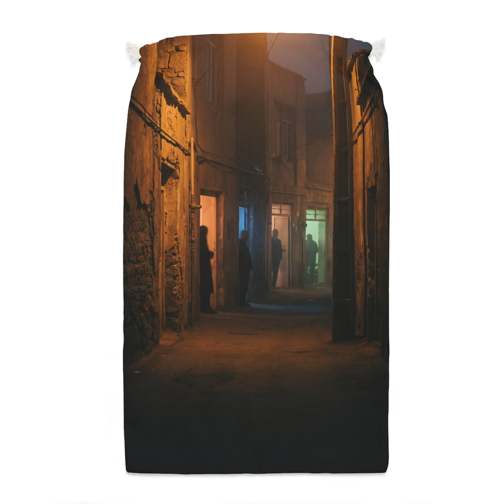 Sack - Shadowed Alleyway Mystery Art Print | Echovira...