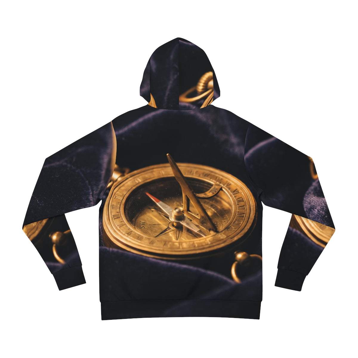 Men's Fashion Hoodie Vintage Brass Sundial