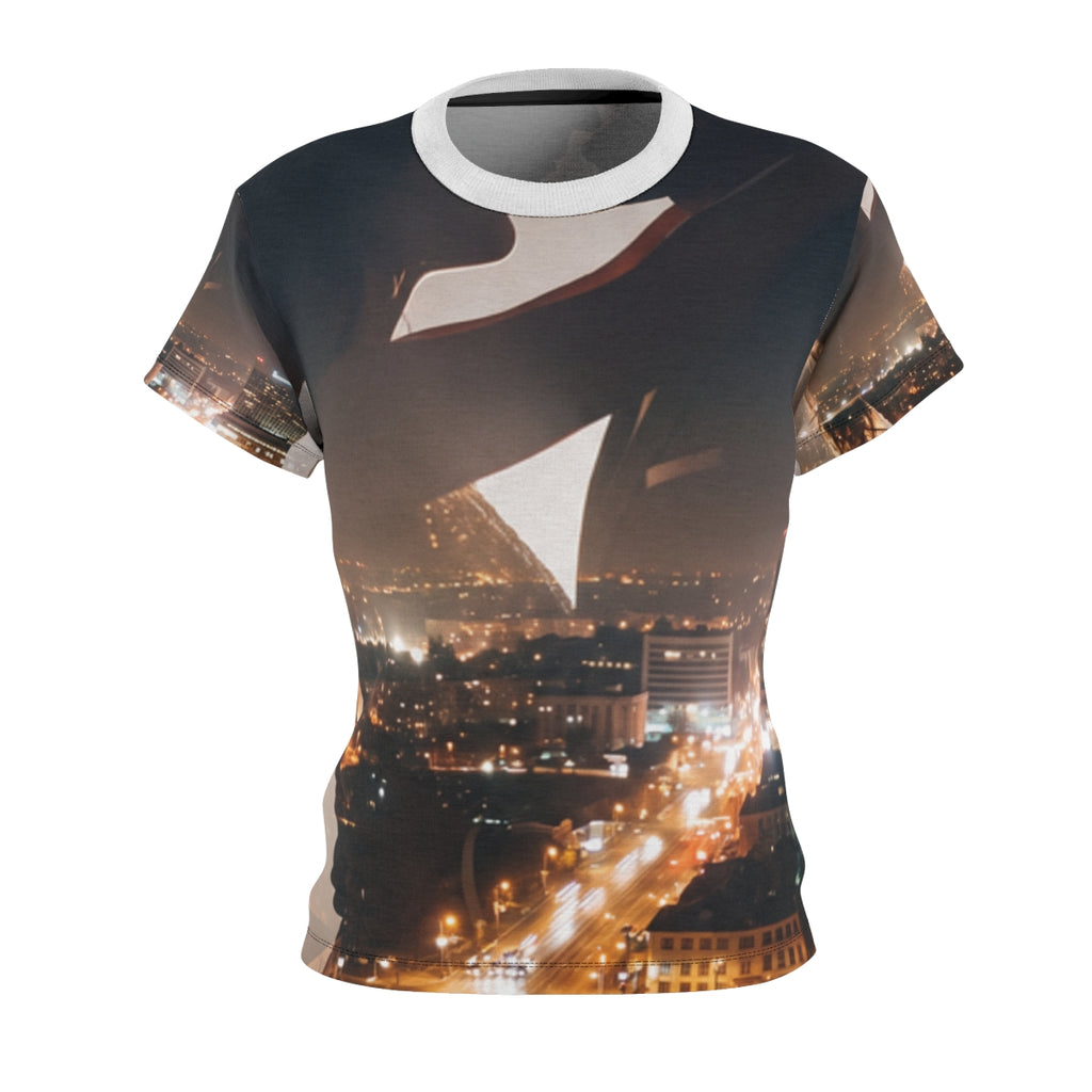 Women's Cut & Sew Tee - Midnight City lights | Echovira...