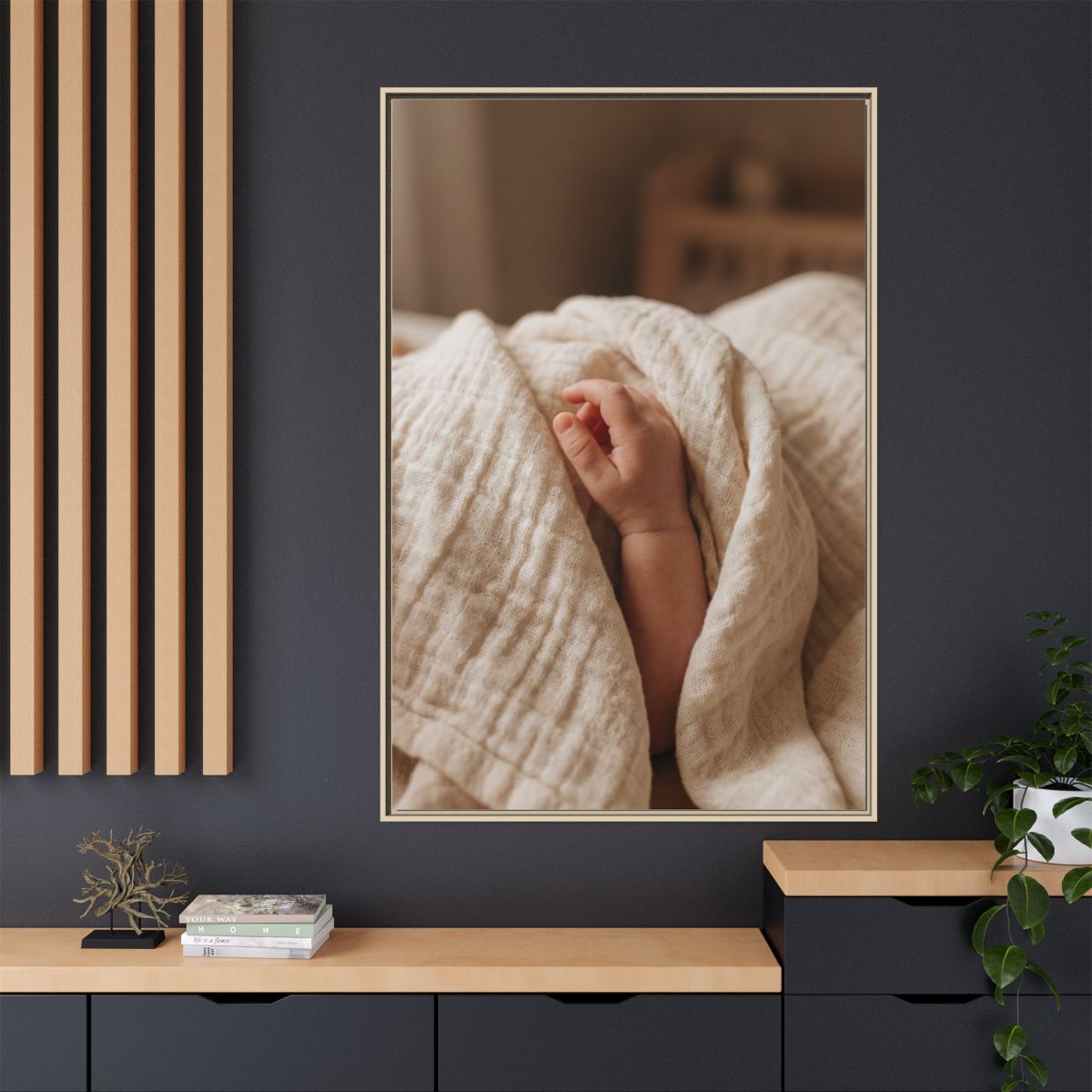 Framed Matte Canvas - Gentle Focal Point