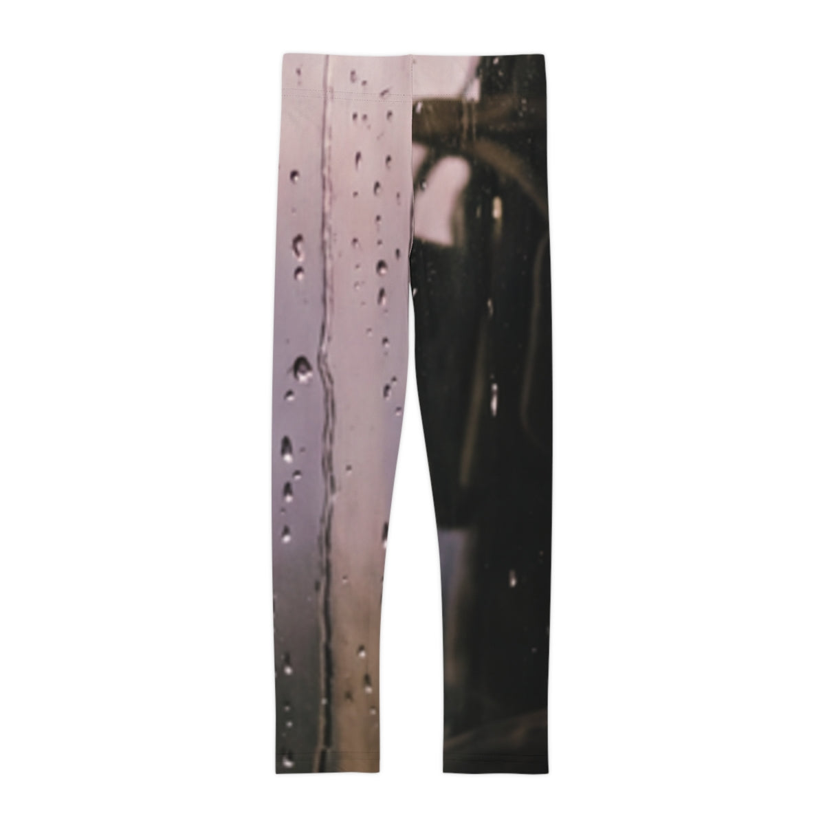 Kids Leggings with Rainy Rustic Barn Art