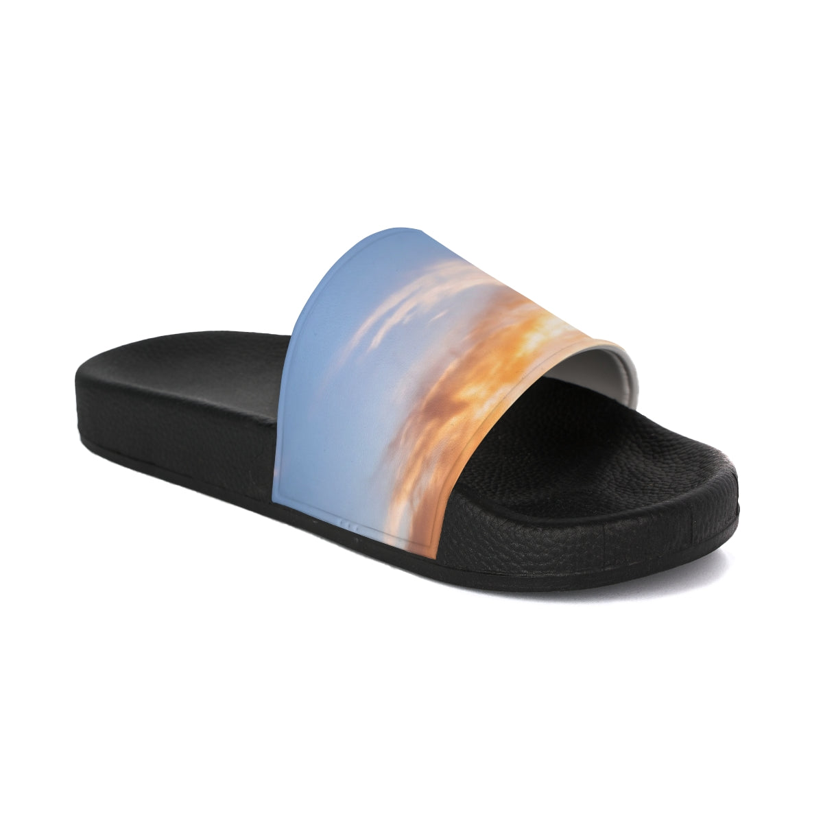 Women's Slide Sandals - Sunset Mountain | Echovira Gallery
