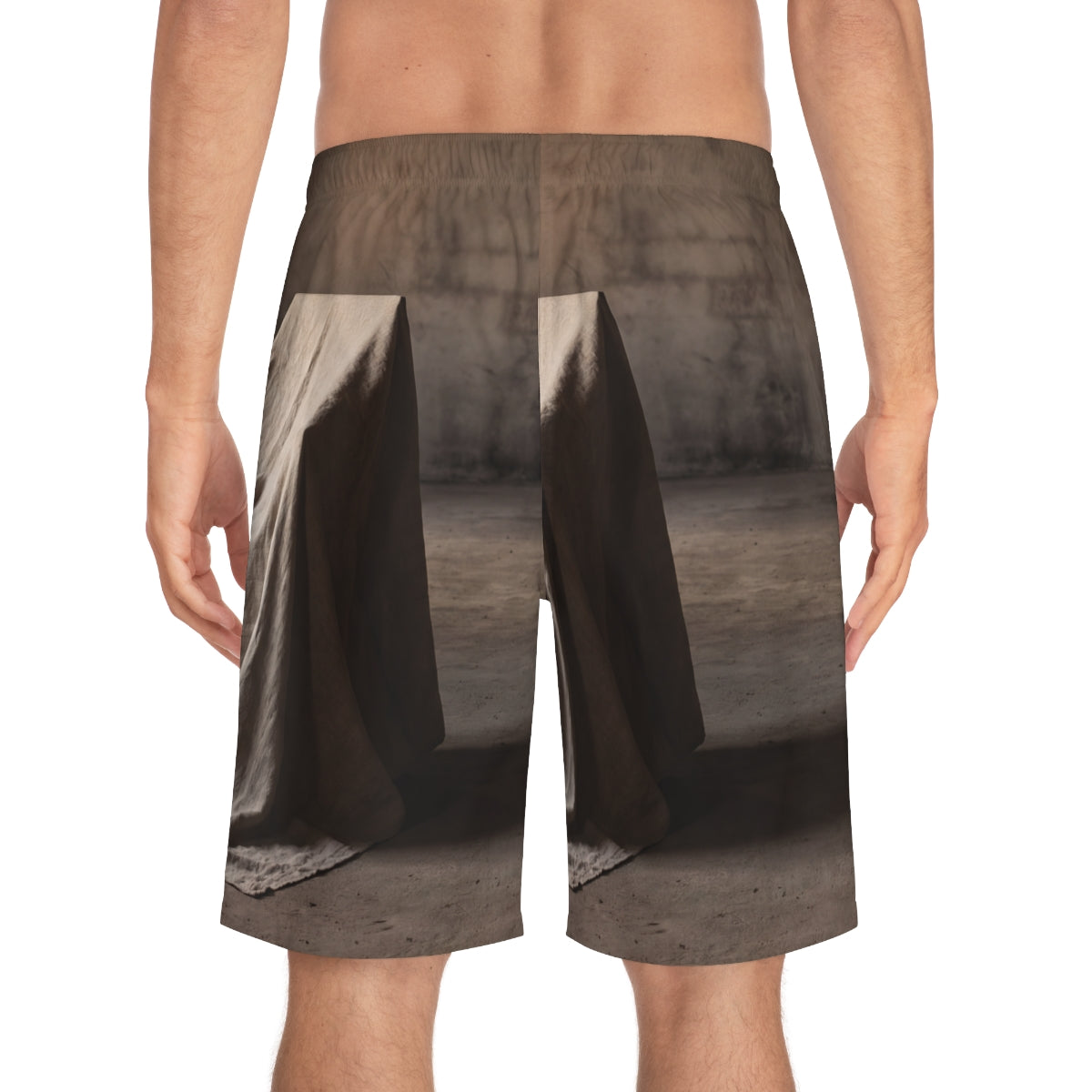 Men's Board Shorts - Draped Silence Still Life Art... |...