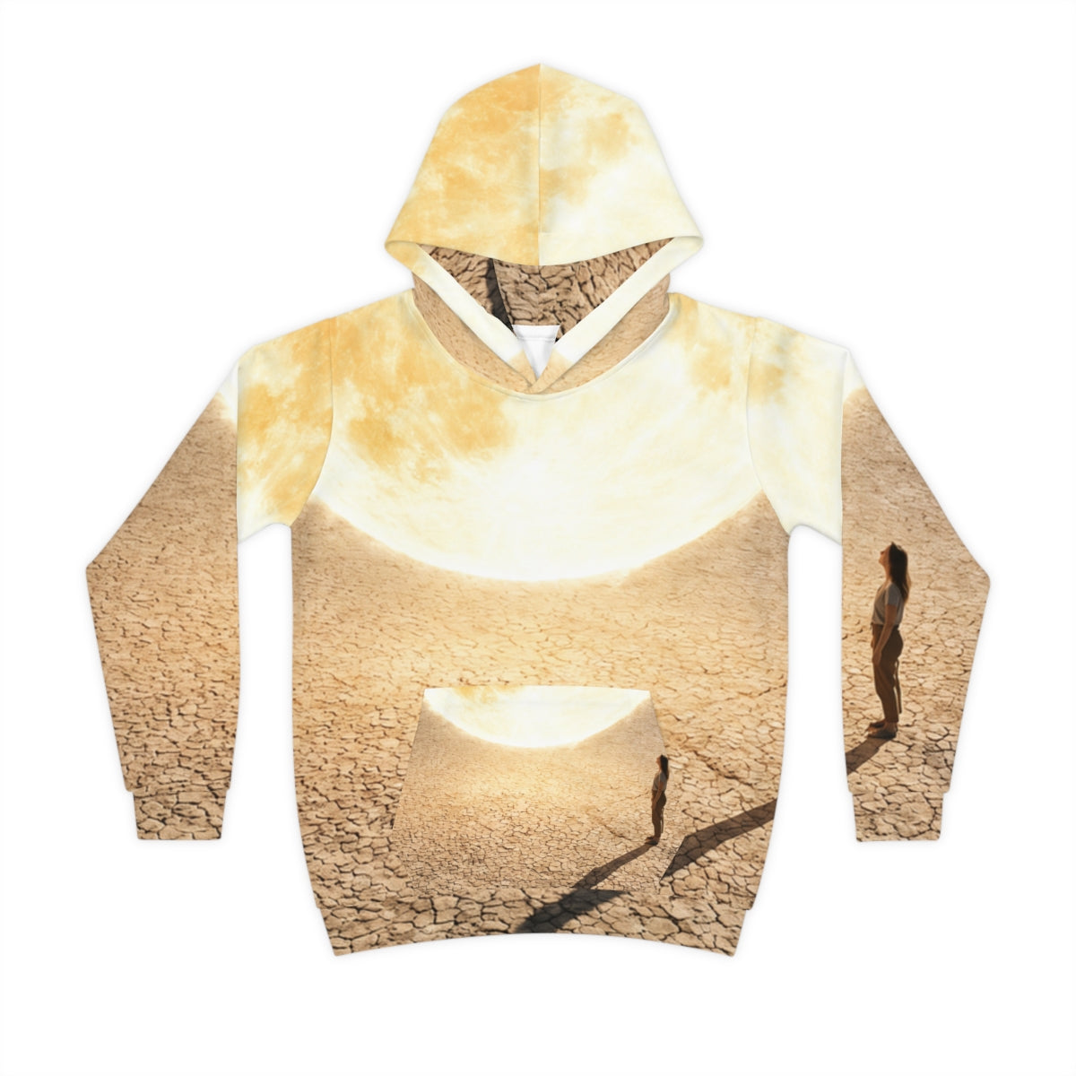 Children's Hoodie with Cosmic Desert Art