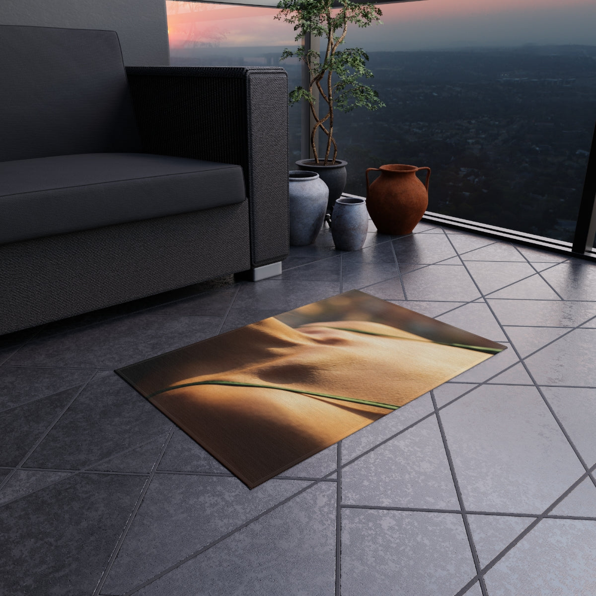 Outdoor Rug - Golden Hour Glow