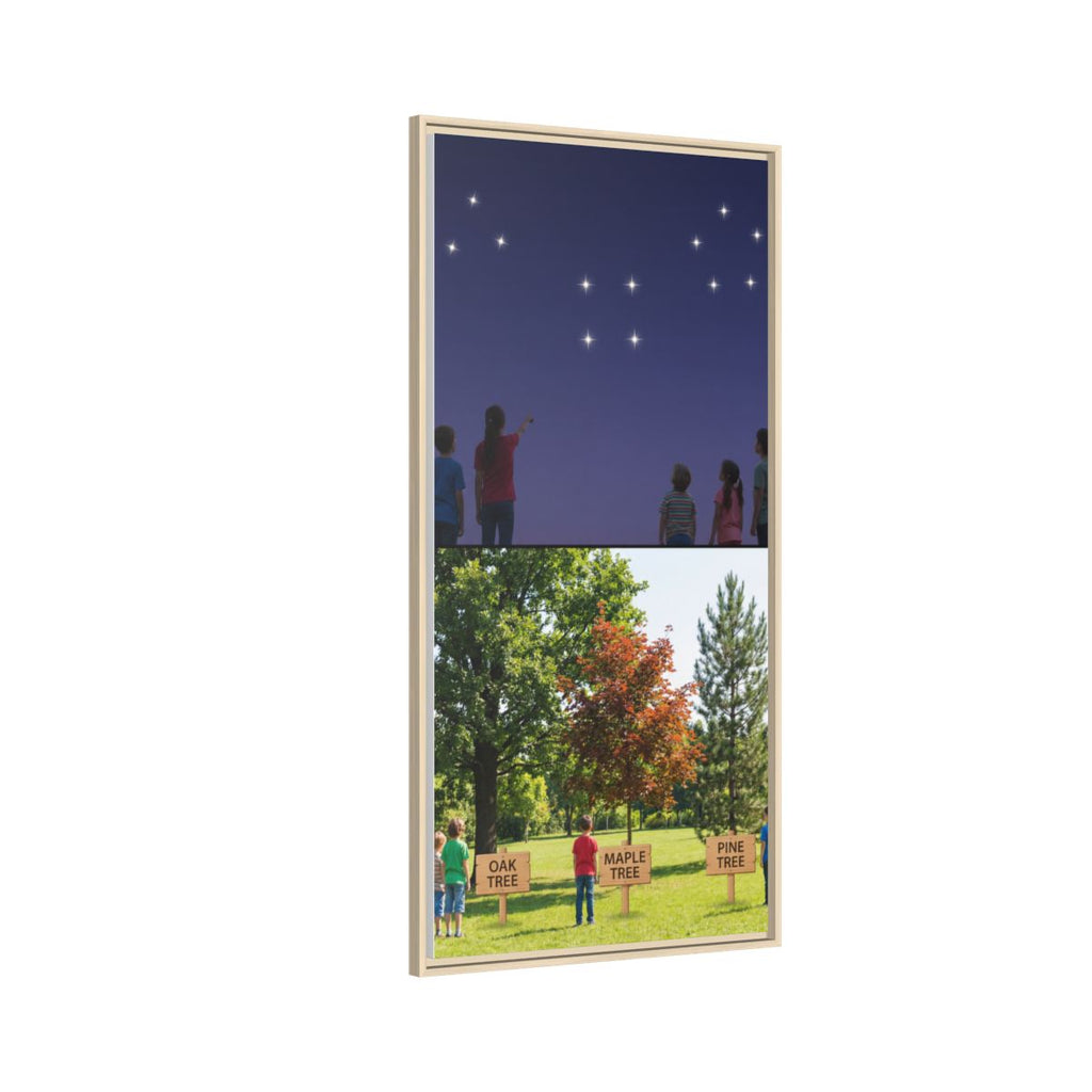 Framed Matte Canvas - Discovery — Natural / 1.25"