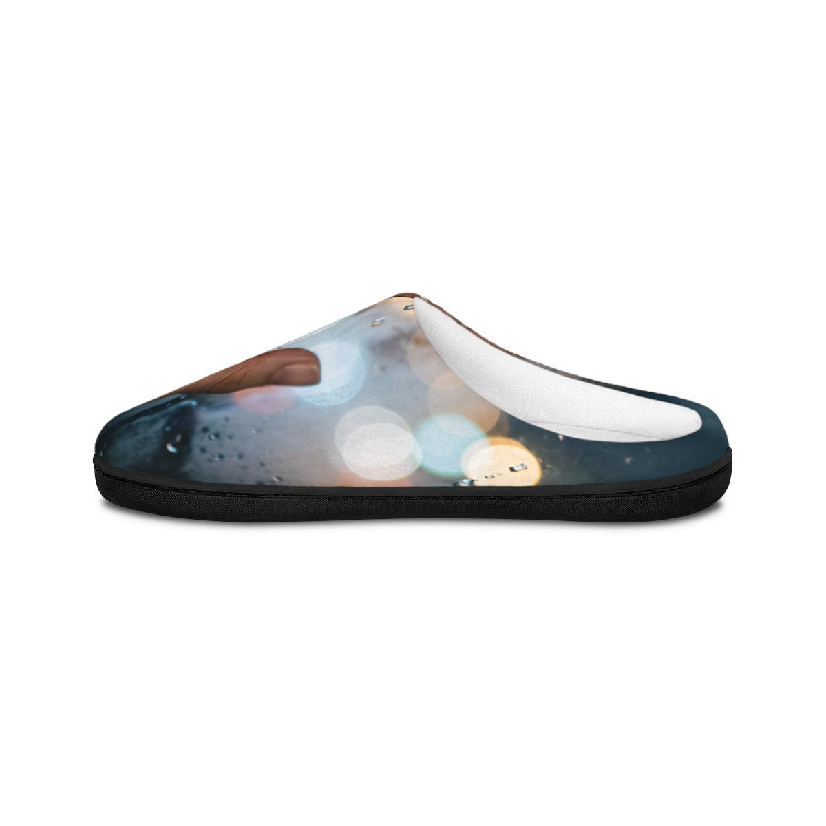 Women's Slippers Rainy Window Night Art