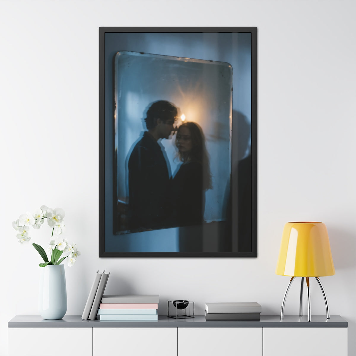 Midnight Reflections Framed Poster - Dark Academia Art... |...
