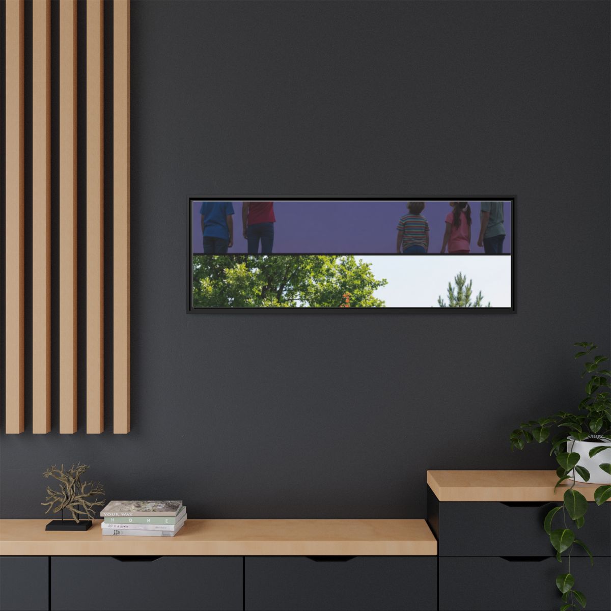 Framed Matte Canvas - Wilderness Gallery — Black / 1.25"