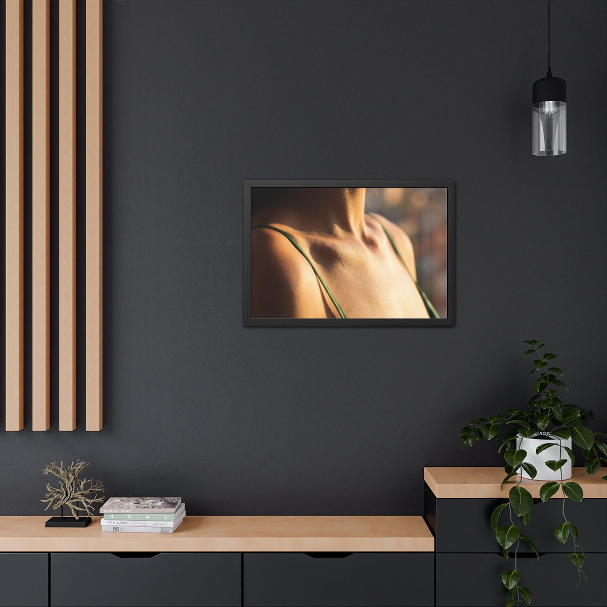 Framed Poster - Sunlit Muse Gallery Art — Landscape