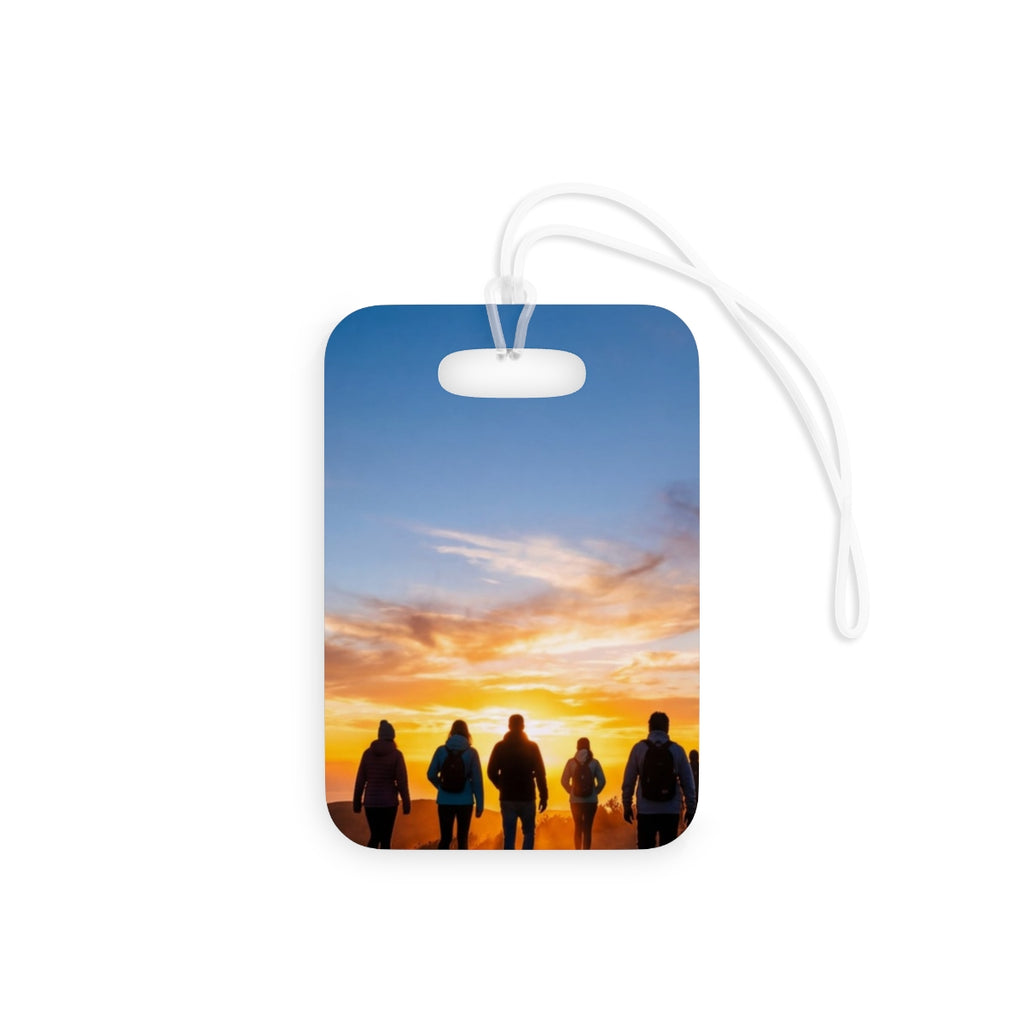 Luggage Tags - Sunset Mountain Ridge | Echovira Gallery