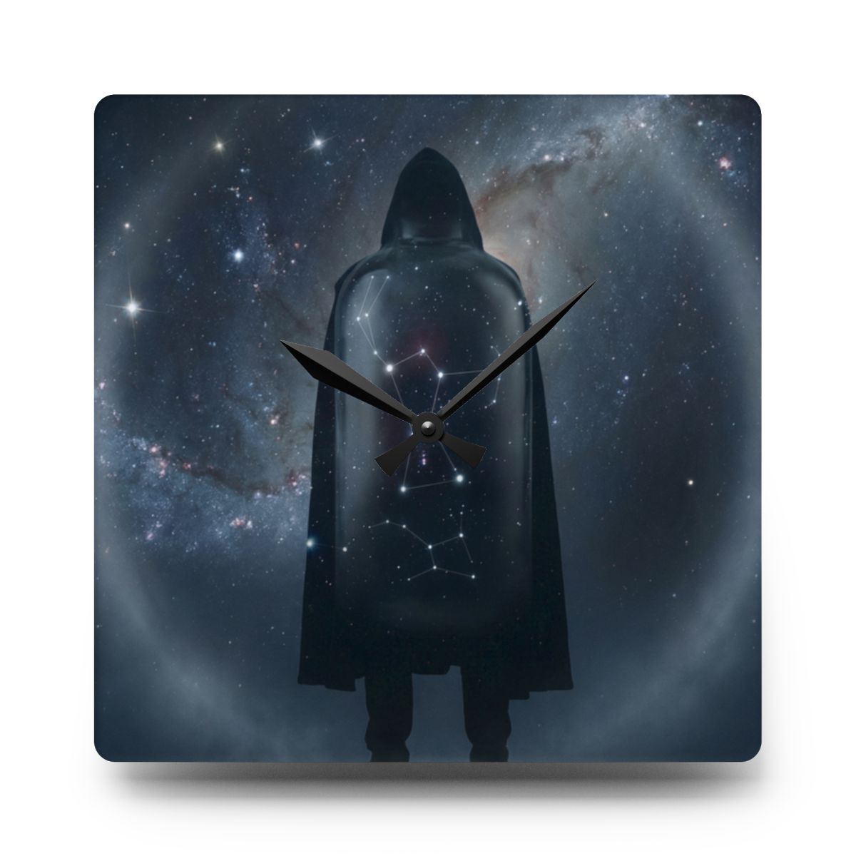 Acrylic Wall Clock - Orion Sentinel Cosmic Timekeeper |...