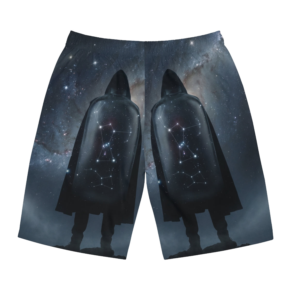 Men's Board Shorts with Orion Constellation Art