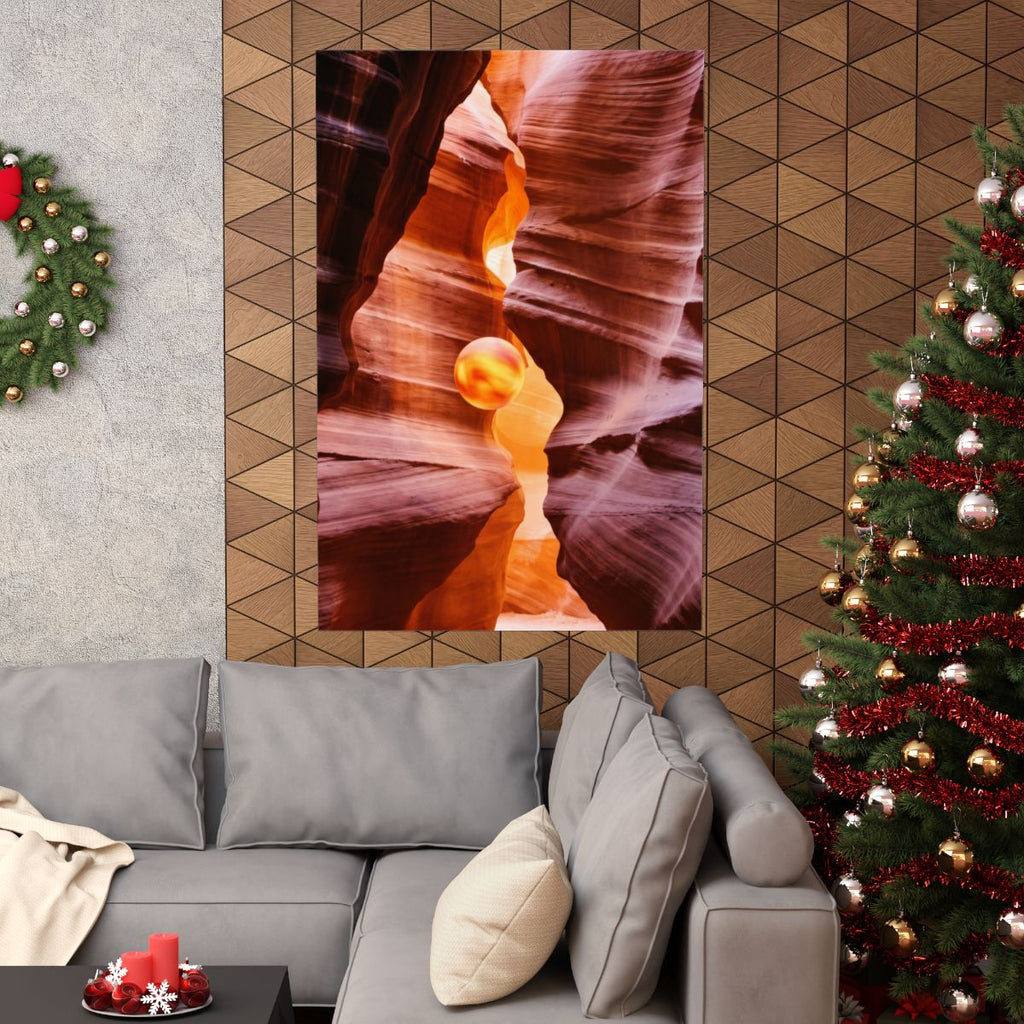 Matte Vertical Posters - Canyon Sun (8×10 & 36×54) |...