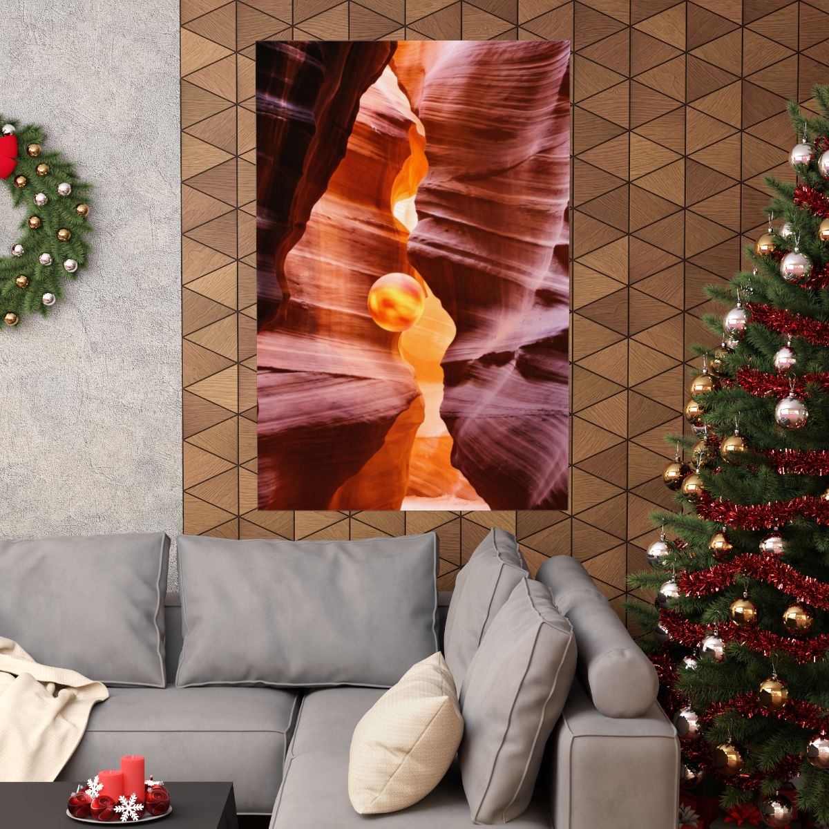 Matte Vertical Posters - Canyon Sun (8×10 & 36×54) |...